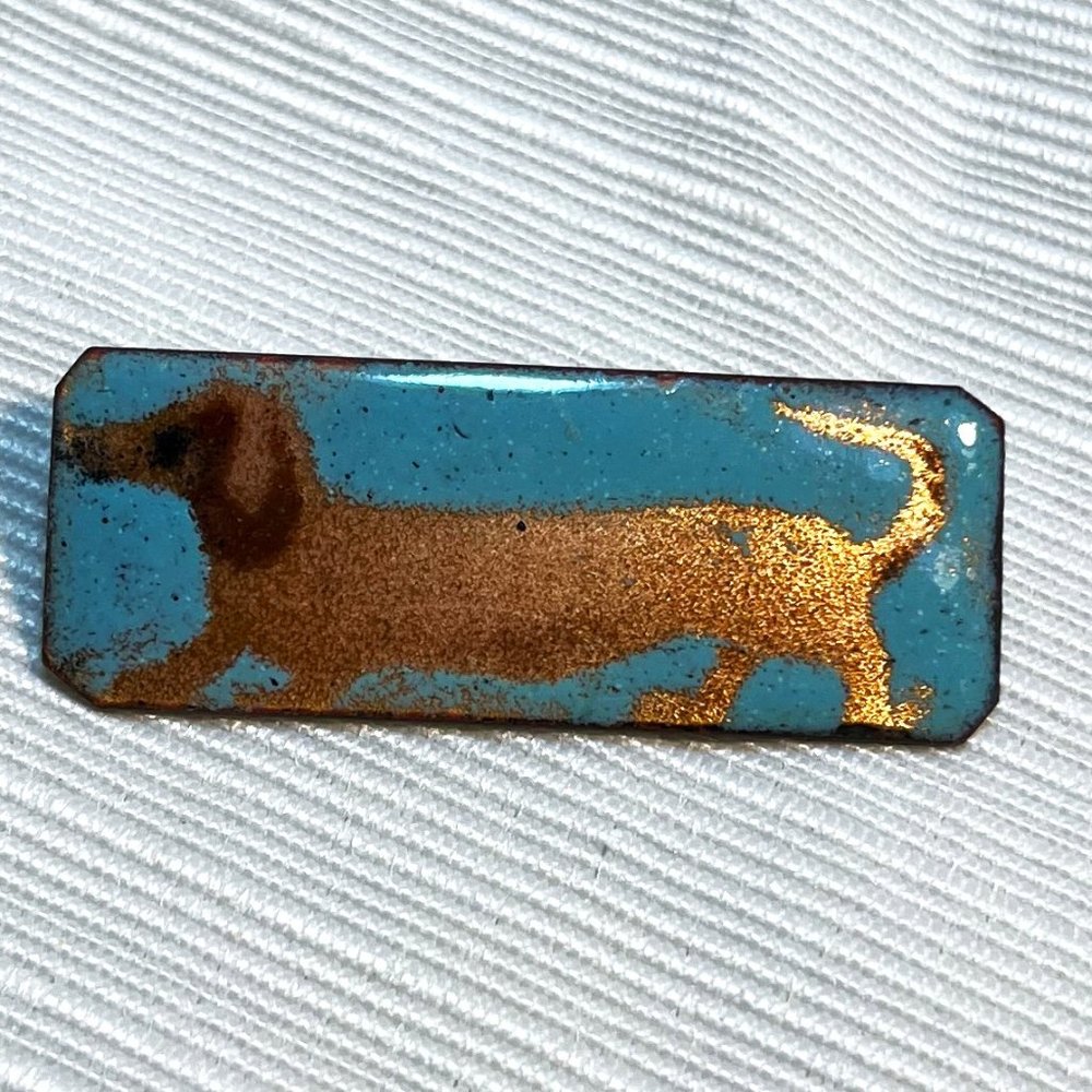 Antique Dog Brooch